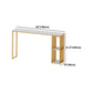 Glam 1/3 Pieces Bar Table Set Rectangle Marble Counter Table for Kitchen Clearhalo 'Bar Furniture' 'furn' 'furn_home_bar_bar_sets' 'Furniture' 'Home Bars & Bar Sets' 'home_bar_bar_sets' 'Kitchen & Dining Furniture' 5838488