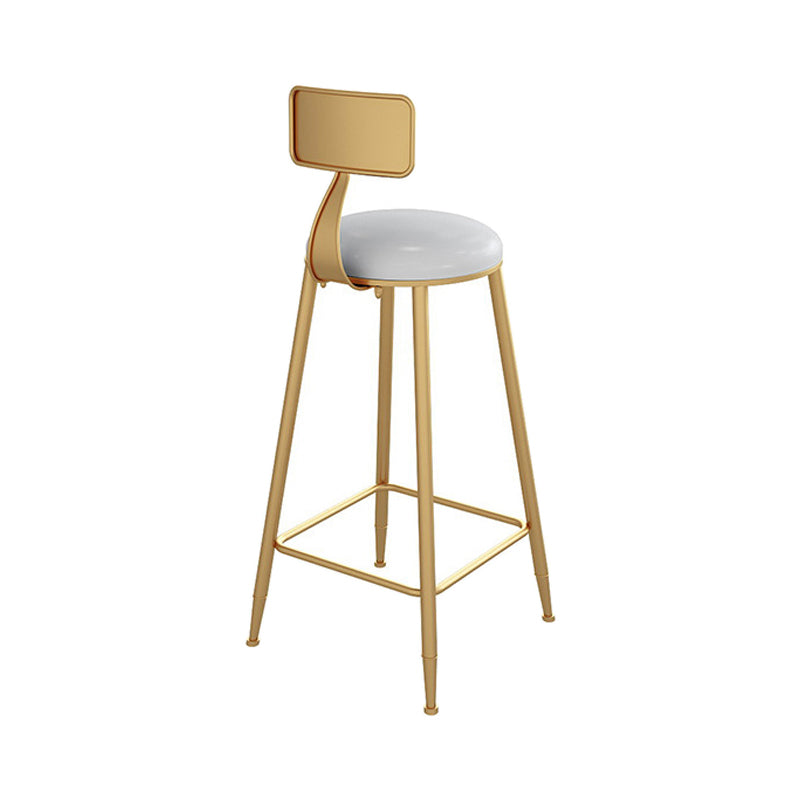 Industrial 1/3 Pieces Bar Table Set Rectangle Marble Counter Table with High Stools White 30"H Stool (Single) Clearhalo 'Bar Furniture' 'furn' 'furn_home_bar_bar_sets' 'Furniture' 'Home Bars & Bar Sets' 'home_bar_bar_sets' 'Kitchen & Dining Furniture' 5838493