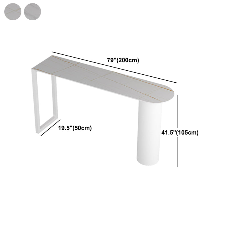 Ensemble de Table de Pub en pierre frittée moderne, 1/2/5 pièces, Table de comptoir en métal
