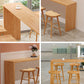 Glam 1/5/9 Pieces Bar Table Set Rectangle Wooden Counter Table for Kitchen Clearhalo 'Bar Furniture' 'furn' 'furn_home_bar_bar_sets' 'Furniture' 'Home Bars & Bar Sets' 'home_bar_bar_sets' 'Kitchen & Dining Furniture' 5838540