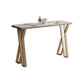 Juego de mesa de bar Glam, mesa de bar rectangular de piedra de 1/2/5 piezas con taburetes altos