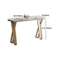 Juego de mesa de bar Glam, mesa de bar rectangular de piedra de 1/2/5 piezas con taburetes altos