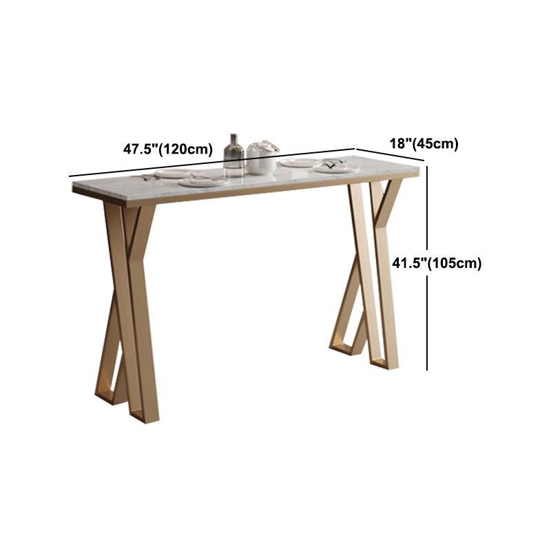 Juego de mesa de bar Glam, mesa de bar rectangular de piedra de 1/2/5 piezas con taburetes altos