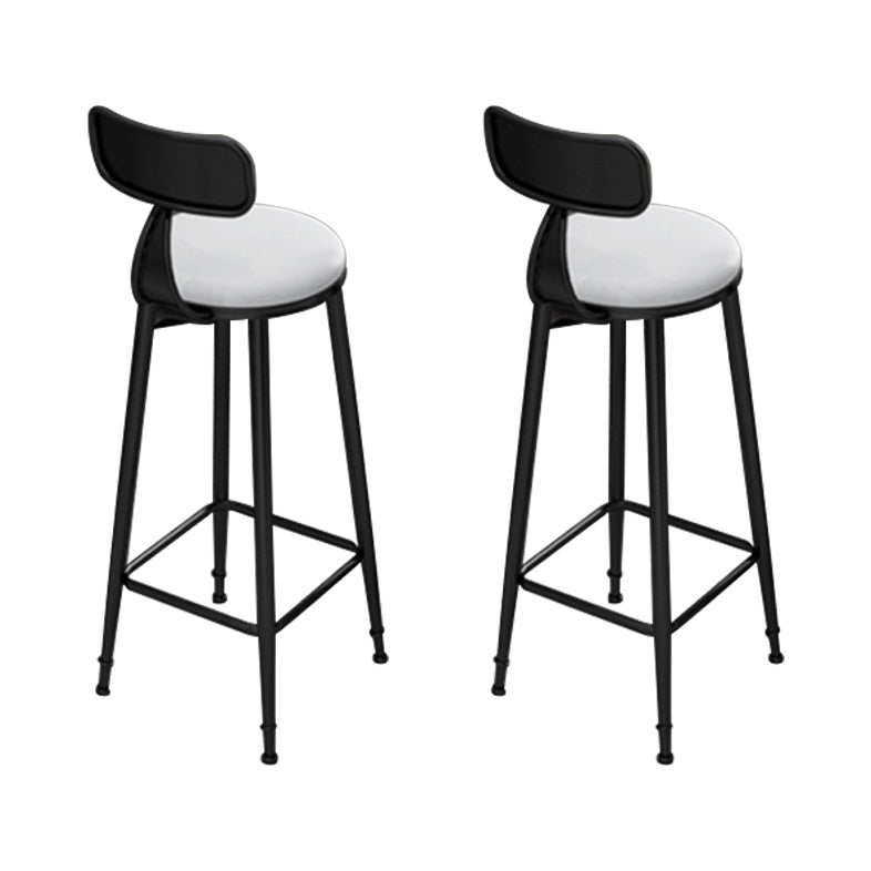 Glam 1/2/3 Pieces Bar Table Set Rectangle Bar Table with High Stools Black 30"H Stools (Set of 2) Clearhalo 'Bar Furniture' 'furn' 'furn_home_bar_bar_sets' 'Furniture' 'Home Bars & Bar Sets' 'home_bar_bar_sets' 'Kitchen & Dining Furniture' 5838570