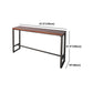1/4/7 Pieces Industrial Rectangular Pub Table Set Wooden Counter Table with High Stools Clearhalo 'Bar Furniture' 'furn' 'furn_home_bar_bar_sets' 'Furniture' 'Home Bars & Bar Sets' 'home_bar_bar_sets' 'Kitchen & Dining Furniture' 5838678