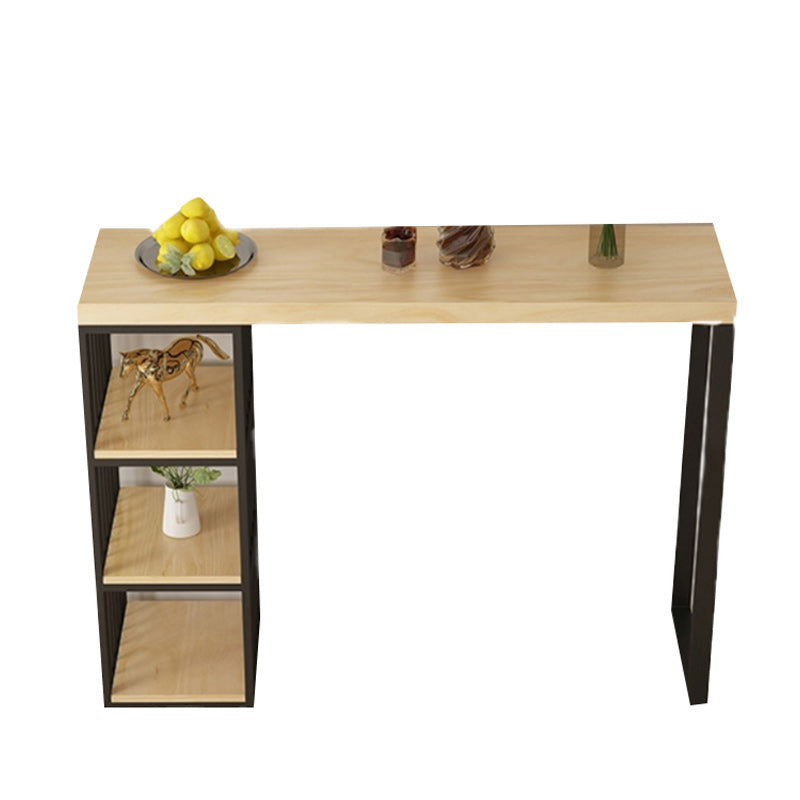 1/3 Pieces Modern Rectangular Pub Table Set Wooden Counter Table with High Stools Clearhalo 'Bar Furniture' 'furn' 'furn_home_bar_bar_sets' 'Furniture' 'Home Bars & Bar Sets' 'home_bar_bar_sets' 'Kitchen & Dining Furniture' 5838684