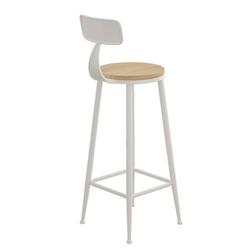 1/3 Pieces Modern Rectangular Pub Table Set Wooden Counter Table with High Stools White 30"H Stool (Single) Clearhalo 'Bar Furniture' 'furn' 'furn_home_bar_bar_sets' 'Furniture' 'Home Bars & Bar Sets' 'home_bar_bar_sets' 'Kitchen & Dining Furniture' 5838685