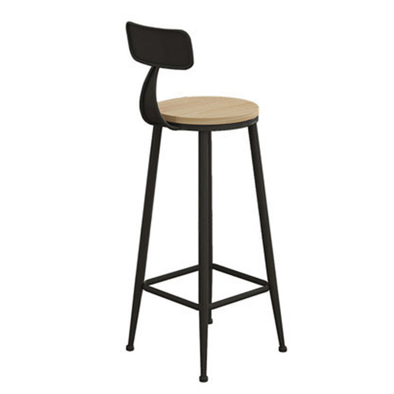 1/3 Pieces Modern Rectangular Pub Table Set Wooden Counter Table with High Stools Black 30"H Stool (Single) Clearhalo 'Bar Furniture' 'furn' 'furn_home_bar_bar_sets' 'Furniture' 'Home Bars & Bar Sets' 'home_bar_bar_sets' 'Kitchen & Dining Furniture' 5838687