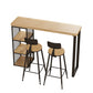 1/3 Pieces Modern Rectangular Pub Table Set Wooden Counter Table with High Stools Clearhalo 'Bar Furniture' 'furn' 'furn_home_bar_bar_sets' 'Furniture' 'Home Bars & Bar Sets' 'home_bar_bar_sets' 'Kitchen & Dining Furniture' 5838690