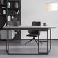 Rectangular Writing Desk Industrial Trestle Base Office Desk with 2 Drawers Clearhalo 'furn' 'furn_office_desk' 'Furniture' 'Office Desks' 'Office Furniture' 'office_desk' 5839278