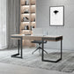 Moderne stijl 2-lading kantoor bureau sintered stone home schrijven bureau