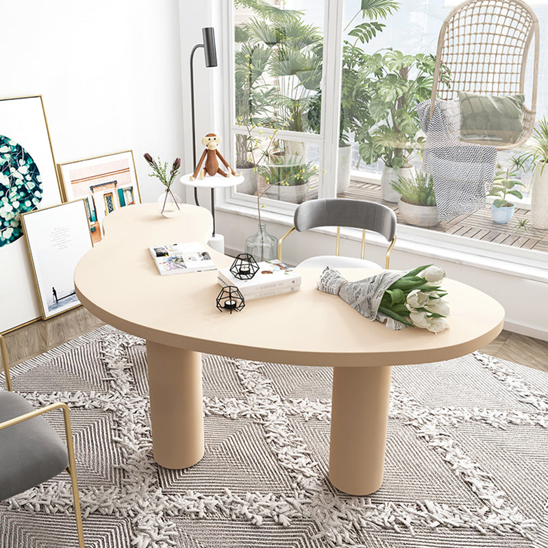 Mesa de trabajo de madera sólida de la oficina de oficina gratuita escritorio de escritura industrial