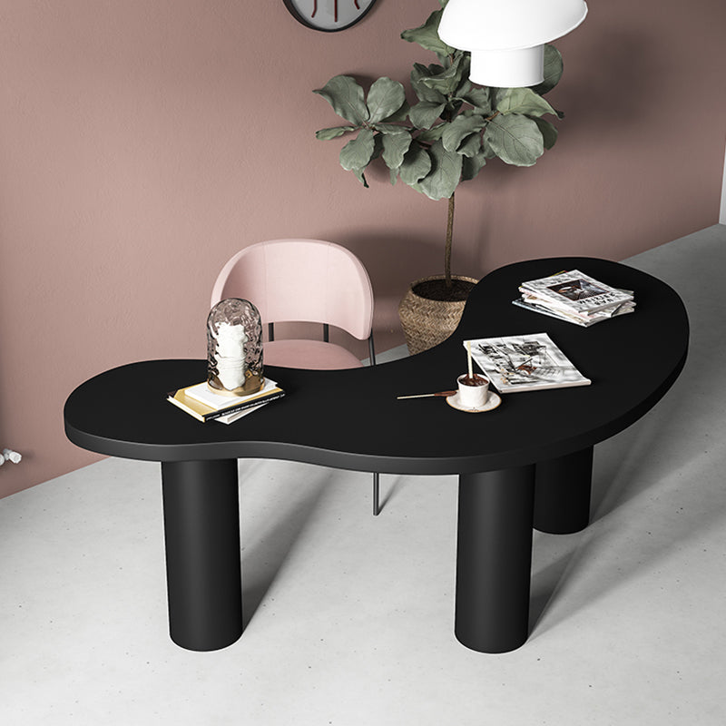 Mesa de trabajo de madera sólida de la oficina de oficina gratuita escritorio de escritura industrial