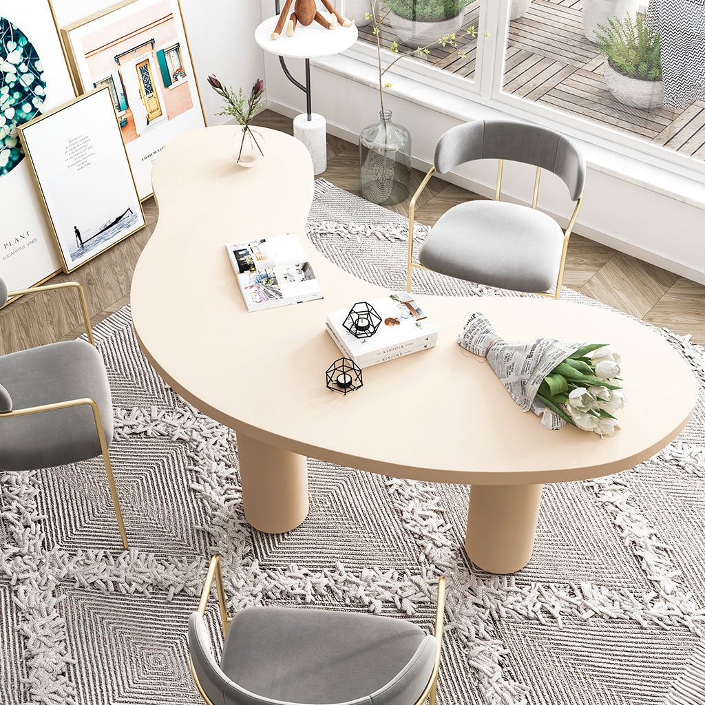 Mesa de trabajo de madera sólida de la oficina de oficina gratuita escritorio de escritura industrial