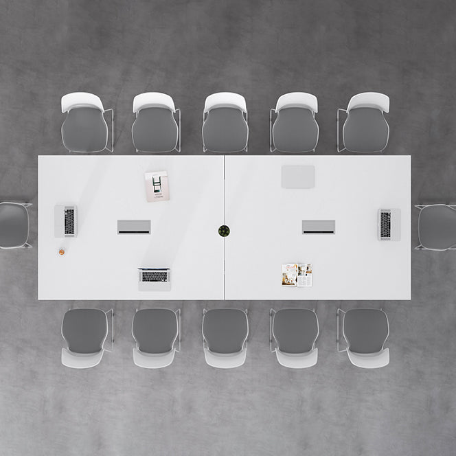 Tavolo da incontro in legno Home Office di scrittura rettangolare moderna