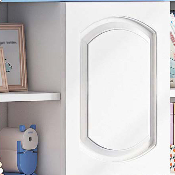 Scrivania di scrittura angolare contemporanea scrivania in legno con libreria