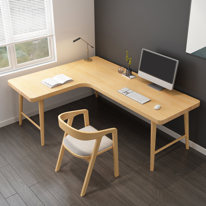 Escritorio de madera maciza moderna Home lape lape lape material de escritura de escritura