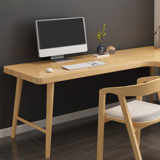 Escritorio de madera maciza moderna Home lape lape lape material de escritura de escritura