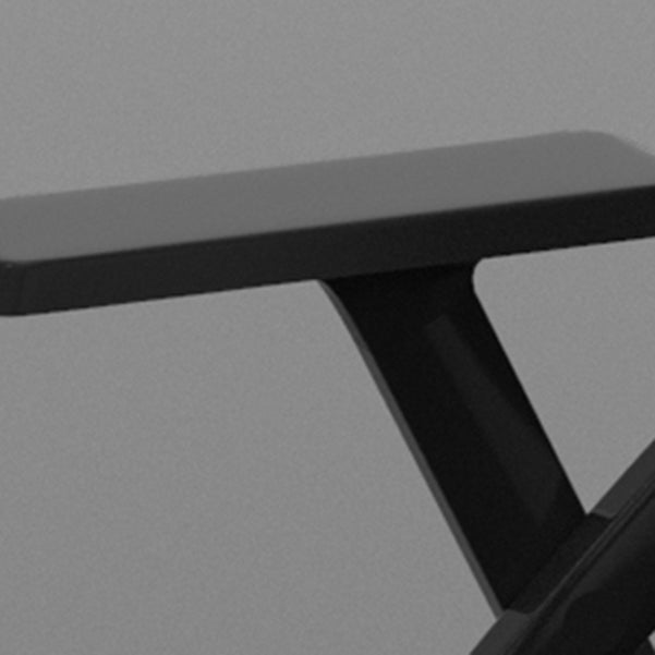 Chaise de conférence moderne à bras fixes, chaise de conférence en acier coulissante