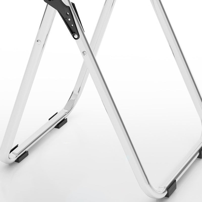 Chaise de bureau rembourrée sans bras moderne sans roues chaise de bureau