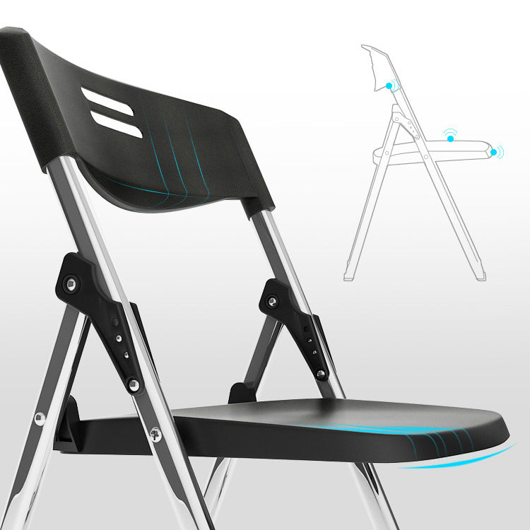 Chaise de bureau rembourrée sans bras moderne sans roues chaise de bureau