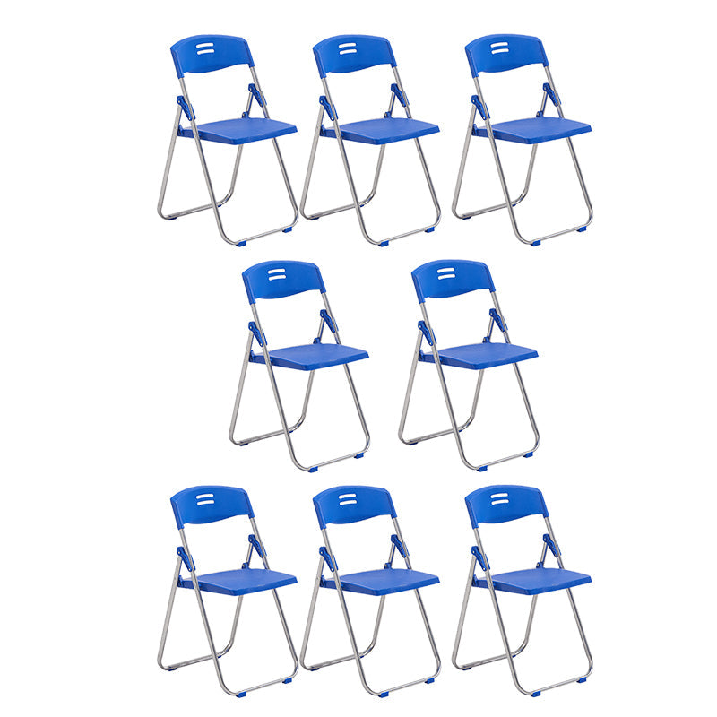 Chaise de bureau rembourrée sans bras moderne sans roues chaise de bureau