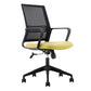 Modern Mid-Back Office Chair Black Frame No Distressing Desk Chair Yellow 1 Piece Casters Included Clearhalo 'furn' 'furn_office_chair' 'Furniture' 'Office Chairs' 'Office Furniture' 'office_chair' 5839673
