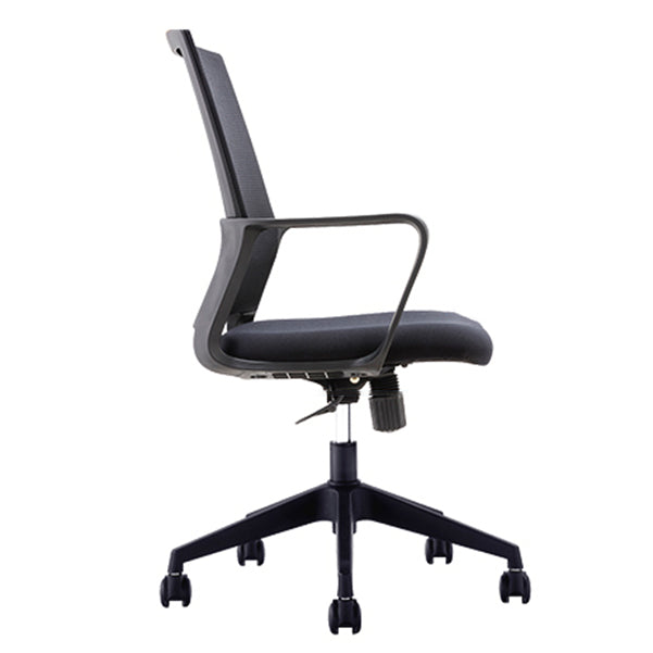 Modern Mid-Back Office Chair Black Frame No Distressing Desk Chair Clearhalo 'furn' 'furn_office_chair' 'Furniture' 'Office Chairs' 'Office Furniture' 'office_chair' 5839692