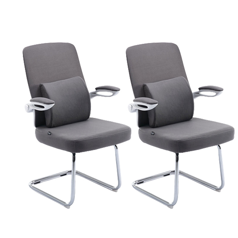 Sedia per computer moderna ribaltare la sedia da bracciolo sedia da scrivania in acciaio