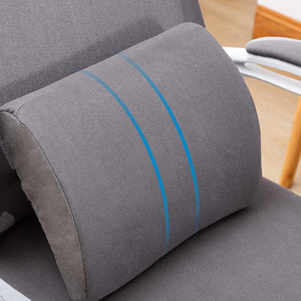 Sedia per computer moderna ribaltare la sedia da bracciolo sedia da scrivania in acciaio