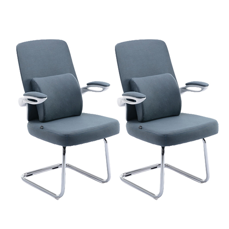 Sedia per computer moderna ribaltare la sedia da bracciolo sedia da scrivania in acciaio