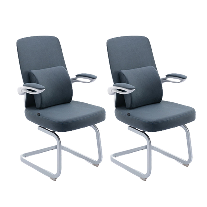 Sedia per computer moderna ribaltare la sedia da bracciolo sedia da scrivania in acciaio