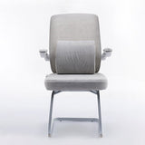 Chaise d'ordinateur moderne Flip up Up Accountier Chaise en acier de bureau