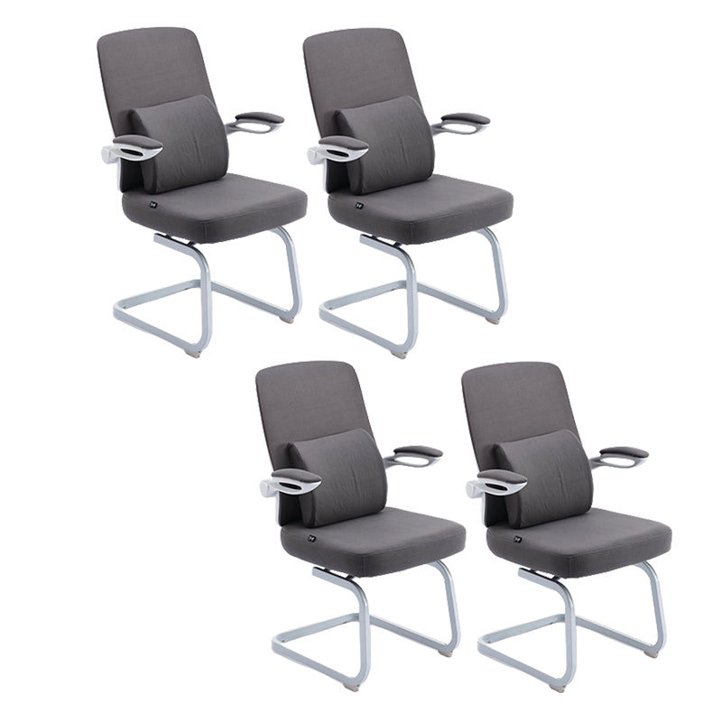 Sedia per computer moderna ribaltare la sedia da bracciolo sedia da scrivania in acciaio