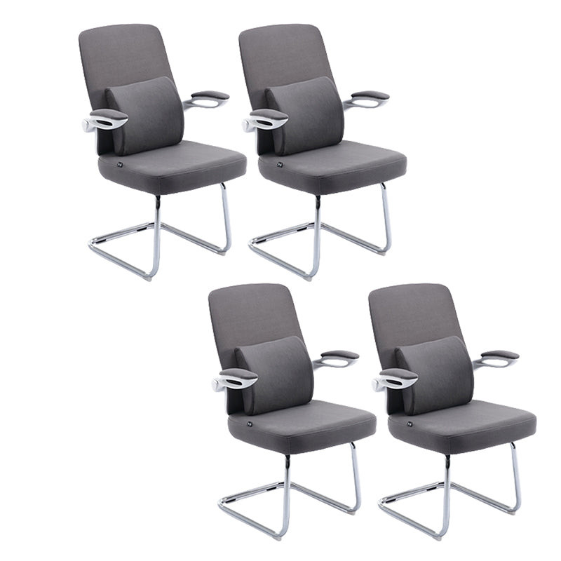 Sedia per computer moderna ribaltare la sedia da bracciolo sedia da scrivania in acciaio