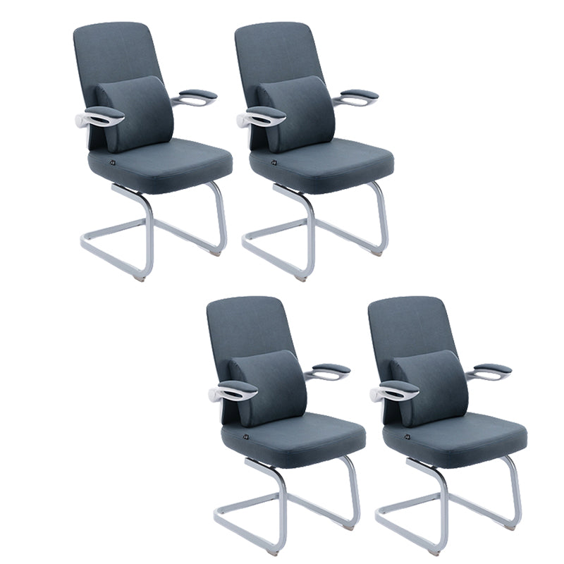 Sedia per computer moderna ribaltare la sedia da bracciolo sedia da scrivania in acciaio