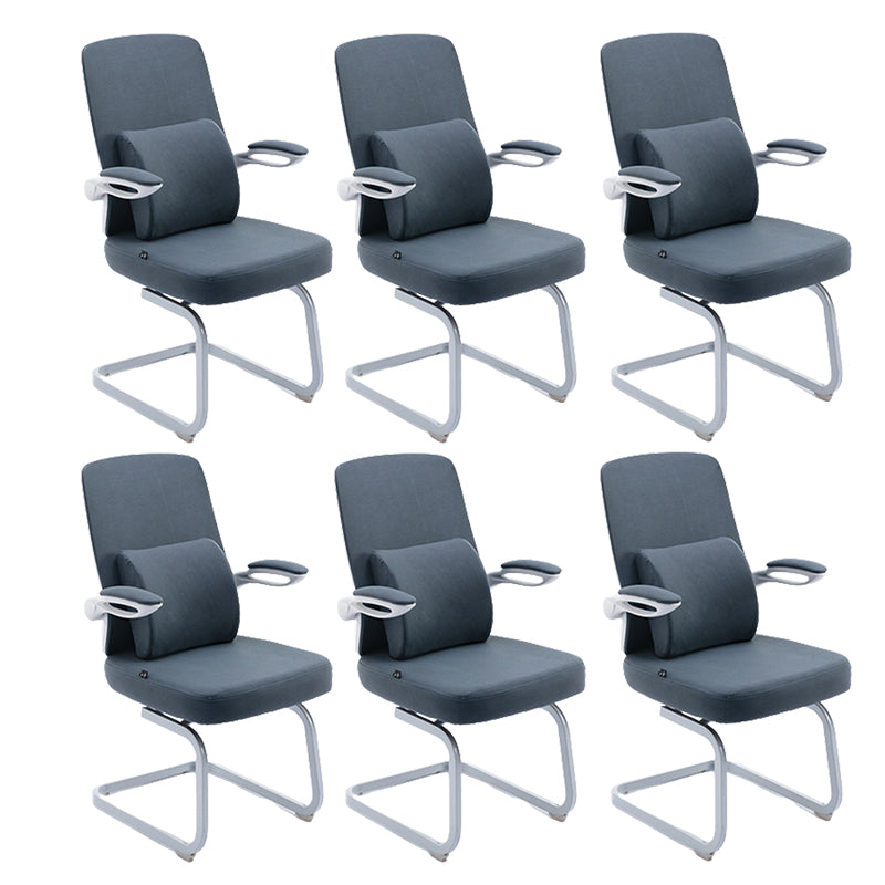 Sedia per computer moderna ribaltare la sedia da bracciolo sedia da scrivania in acciaio