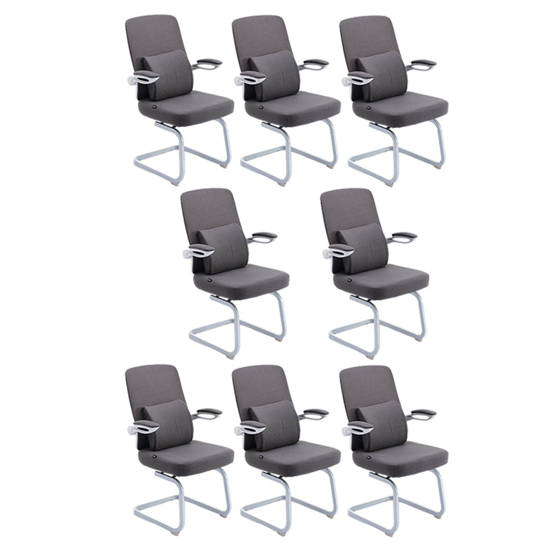 Sedia per computer moderna ribaltare la sedia da bracciolo sedia da scrivania in acciaio