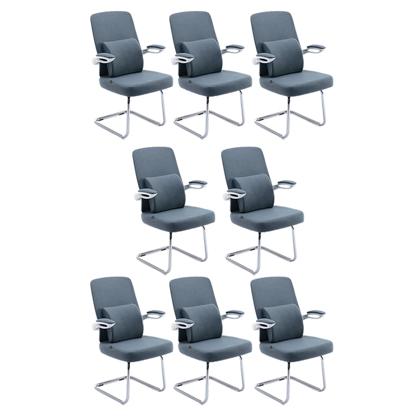 Sedia per computer moderna ribaltare la sedia da bracciolo sedia da scrivania in acciaio