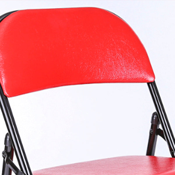 Moderne armloze gestoffeerde bureaustoel low-back lederen bureaustoel