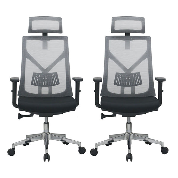 最新のコンピューターチェア調整可能なアームレストチェア腰椎サポートチェア