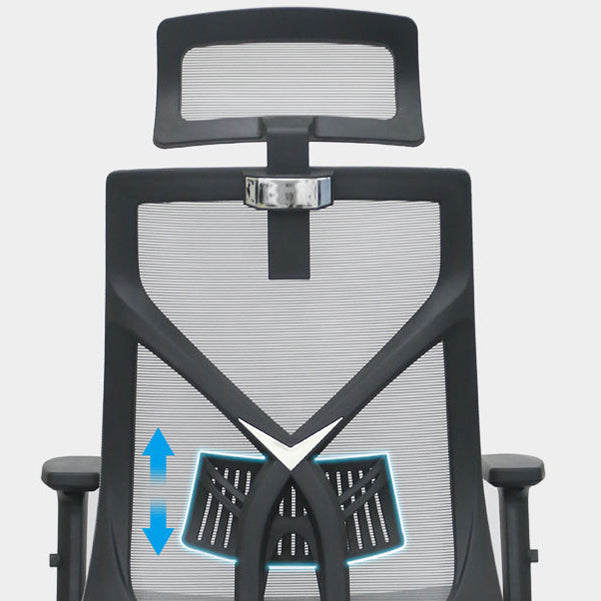 最新のコンピューターチェア調整可能なアームレストチェア腰椎サポートチェア