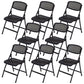 Modern Low Back Office Chair Plastic Armless Upholstered Office Chair Black 8 Piece Set Clearhalo 'furn' 'furn_office_chair' 'Furniture' 'Office Chairs' 'Office Furniture' 'office_chair' 5839878