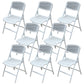 Modern Low Back Office Chair Plastic Armless Upholstered Office Chair White 8 Piece Set Clearhalo 'furn' 'furn_office_chair' 'Furniture' 'Office Chairs' 'Office Furniture' 'office_chair' 5839894