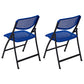 Modern Low Back Office Chair Plastic Armless Upholstered Office Chair Blue 2 Piece Set Clearhalo 'furn' 'furn_office_chair' 'Furniture' 'Office Chairs' 'Office Furniture' 'office_chair' 5839900