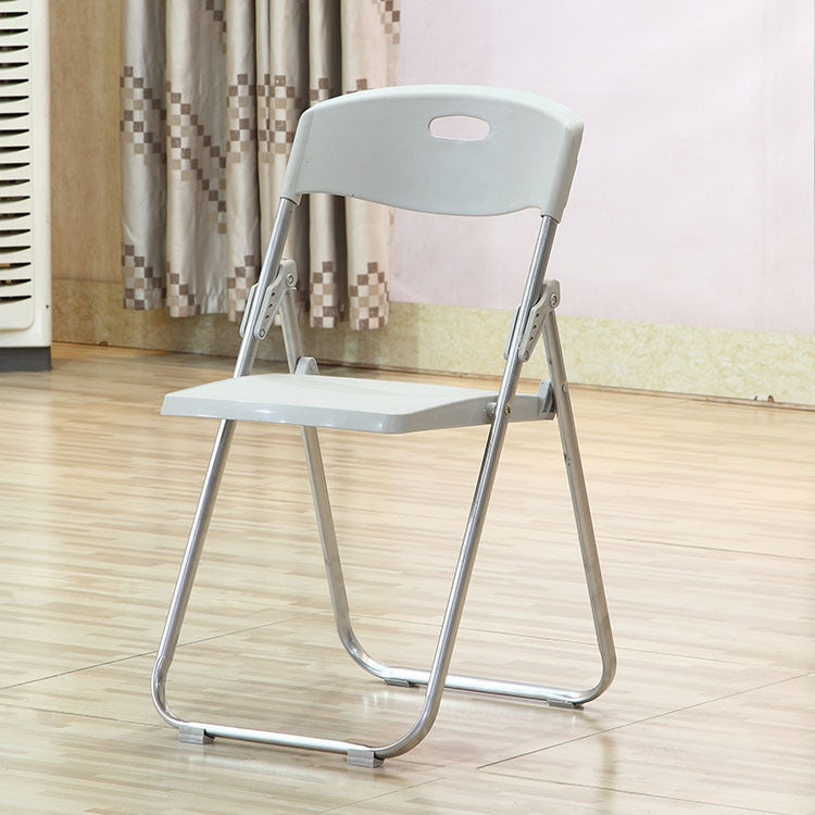 Sedia per ufficio imbottita in plastica senza bracciale moderna sedia da back office