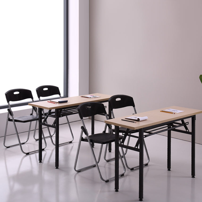 Sedia per ufficio imbottita in plastica senza bracciale moderna sedia da back office