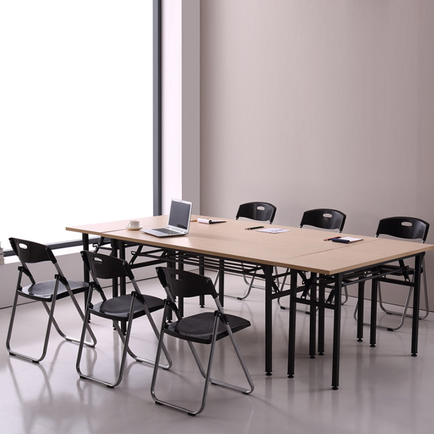 Sedia per ufficio imbottita in plastica senza bracciale moderna sedia da back office