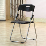 Plastic Armless Upholstered Office Chair Modern Low Back Office Chair