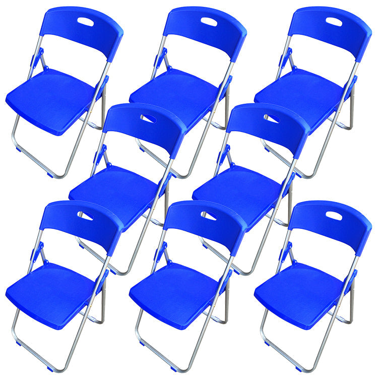 Sedia per ufficio imbottita in plastica senza bracciale moderna sedia da back office